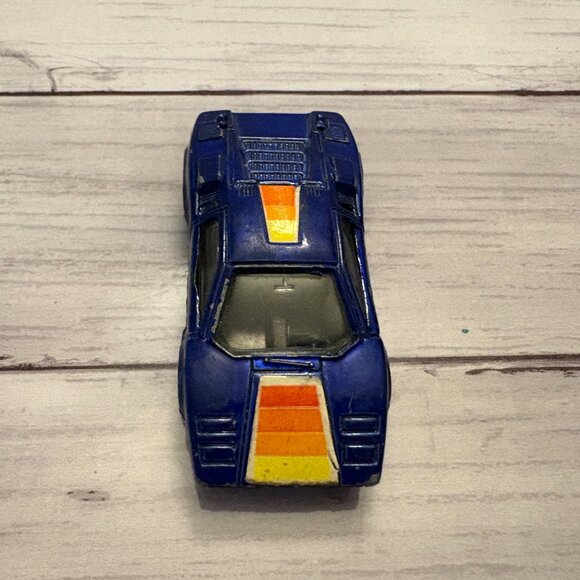 Zylmex Zee 1980's Lamborghini Countach D61 Blue 1:64 Hong Kong (SKU: 233TO) - Picture 3 of 5